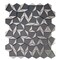 Apollo Tile Mirari 9x11 in. Gray Glossy Glass 3D Trapezoid Mosaic Wall Tile (3.28 sq ft/case) 5PK APLMNC8807GRA - alternate 7