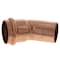 Viega ProPress 45 street elbow P 1.5 FTG CTS 1.5 copper 77068 - alternate 3
