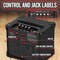 Pyle Portable Electric Guitar Amplifier PGTAMPL128B - alternate 4