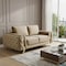 Homeroots 72in Beige And Gold Velvet Loveseat 518572 - alternate 8