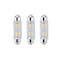 Bulbrite 20-Watt Equivalent T3 Non-Dimmable Festoon LED Light Bulb Warm White Light, 3PK 861535 - alternate 1