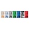 5S Supplies 5S Housekeeping Shadow Board Broom Station Version 8- Gray Board / Orange Shadows  With Broom HSB-V8-GRAY/ORANGE-KIT - alternate 2