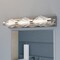 Vaxcel Fairmont 3-Light Vanity Light, Satin Nickel, Art Deco, Clear Ribbed Glass, 25.5-In. Wide W0587 - alternate 9