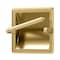 Gatco Pivoting Arm Recessed Toilet Paper Holder, Brushed Brass 753 - alternate 4