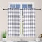 Simple Deluxe Buffalo Plaid Check Kitchen Tier Curtains, Short Small Window Gingham Curtain for Cafe, Bathroom, K HICURTBLKOUTBUFFALO2636WHTGRY - alternate 1