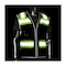 Pip ANSI Type O Class 1 Black Two-Tone Eleven Pocket Tech-Ready Mesh Surveyors Vest 302-0800D-BK/4X - alternate 3