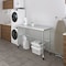 Amgood 24in D x 60in L Stainless Steel Open Base Table, 3in Casters AMG WT-2460-RCB-WHEELS-Z - alternate 7