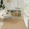 Homeroots 5' X 7' Natural Geometric Indoor Outdoor Area Rug 572784 - alternate 7
