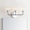 Jonathan Y Caleb 22" 3-Light Contemporary Transitional Iron/Glass LED Vanity Light, Chrome/Black JYL9058A - alternate 13