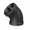 Ironwerks Designs 3/4" Iron 45-Degree Elbow Fitting, 50PK IW-45EL-3/4-50 - alternate 6