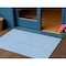 Homeroots 3' X 5' Sky Blue And Black Geometric Washable Indoor Outdoor Area Rug 596764 - alternate 1