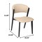 Leisuremod Aspen Modern Leather Dining Chair with Powder Coated Iron Legs, 4PK ACBL51LTP4 - alternate 10