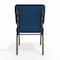 Flash Furniture Fabric Church Chair, Blue XU-CH-60096-NVY-DOT-GG - alternate 9