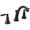 Delta Woodhurst Two Handle Widespread Bathroom Faucet 3532LF-BLMPU - alternate 1