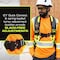 Fall Safe Safety Harness, Aluminum, 2XL, Black/Green FS242IC-2XL - alternate 4