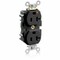 Leviton Straight Blade Receptacle, 5-20R, 20 A, 125V AC, Flush Mount, Isolated Ground MT563-IGE - alternate 1