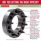 Coyote Wheel Accessories WHEEL ADAPTERS 6 x 1397 Millimeter 6 x 550 Inch 6 x 135 Millimeter 6 x 531 Inch Axle Bolt Circ 6550/135-6550-CF - alternate 6