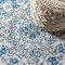 Jonathan Y Bohemian FLAIR Boho Vintage Medallion Blue/Cream 4 ft. x 6 ft. Area Rug BMF104B-4 - alternate 8
