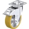 Blickle Swivel Plate Caster, PU, 6", Brake, Caster Load Rating Range: Heavy-Duty LE-ALTH 150K-14-FI - alternate 1