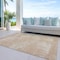 Homeroots 9' X 12' Coral And Salmon Abstract Washable Indoor Outdoor Area Rug 588778 - alternate 9