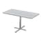 Correll Rectangle Cafe Table, 42 in W, 30 in L, 29 in H, Particleboard Top, Gray Granite SCT3042-15-98-13 - alternate 1