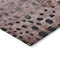 Homeroots 3' X 5' Terra Cotta Blue And Black Abstract Washable Indoor Outdoor Area Rug 603095 - alternate 9