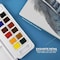 Daler-Rowney Aquafine Watercolor Paint Half Pan Travel Set, Assorted Colors, 12-Piece Set D131900001 - alternate 10