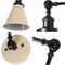 Jonathan Y Rover 7" Classic Industrial Metal Adjustable Arm LED Wall Sconce, Almond/Black, 2PK JYL7462F-SET2 - alternate 8