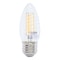 Feit Electric LED Bulb, Decorative, F15 Lamp, 60 W Equivalent, E26 Lamp Base, Dimmable, Clear BPF1560/827/FILED - alternate 1
