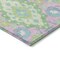 Homeroots 3' X 5' Pink Green And Blue Oriental Washable Indoor Outdoor Area Rug 597704 - alternate 8