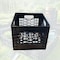 Cratemate CrateMate Heavy-Duty Black Milk Crate - Multi-Purpose, Stackable, and Durable Storage 6 GAL MC06G2-BL - alternate 8
