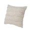 Homeroots Set of Two Beige Ribbed Cotton Throw Pillow With Fringe, 2PK 554605 - alternate 6