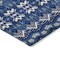 Homeroots 10' X 14' Navy Blue And Ivory Moroccan Washable Indoor Outdoor Area Rug 594339 - alternate 8