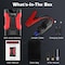 Alpha Digital Car Jump Starter & Tire Inflator- 3000A, 7L Gas/5L Diesel - Red A23 - alternate 7