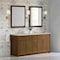 James Martin Vanities Bellshire 72" Double Vanity, Honey Oak w/ 3 CM Tajnar Eclos Top 660-V72-HNO-3TJR - alternate 9