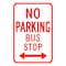 Sign Solutions Usa Parking Sign, 12 in W, Aluminum Sign, White DUS12DWT1218R7-7 - alternate 1