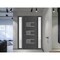Vdomdoors Front Exterior Prehung Metal-Plastic Door, Manux 8933 Antracite Grey, 2 Side Sidelite Transoms, Off MANUX8933EXD-ANT-W12+36+12xH80-LH - alternate 3