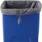 Rubbermaid Commercial 23 gal Square Untouchable Square Container, Blue, Resin RCP356973BECT - alternate 2