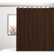 Homeroots 72" Dark Brown Vinyl Shower Curtain Liner 548969 - alternate 2