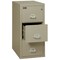 Fireking 3 Drawer, 2 Hr Fire & Impact Rated, Vertical, 32" depth Legal Pewter 3-2144-2PE - alternate 3