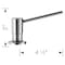 Blanco Torre Soap Dispenser, PVD Steel 402672 - alternate 3