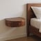 Homeroots 22" Brown Solid Wood One Drawer Floating Nightstand 651500 - alternate 12