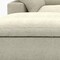 Homeroots 120" Beige Linen Modular Sofa With Ottoman And Storage 714559 - alternate 6