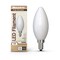 Bulbrite LED Filament, 5 Watt Dimmable B11 Light Bulb, Milky Glass Finish, E12 Base, 5000K, 500 Lumens, 4PK 862078 - alternate 3