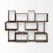 Homeroots Set of Two Brown Solid and Manufactured Wood Two Tier Floating Bookcase, 2PK 392224 - alternate 1