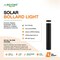 Beyond Solar Solar Bollard Light 1.8 Watt 250 Lumens Adj CCT 3000K/5000K Solar Panel 4.5Wc Lithium Battery 28WH AVS-BL015-1 - alternate 7