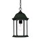 Homeroots Matte Black Glass Lantern Hanging Light 398002 - alternate 5