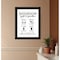 Homeroots Bathroom Guide Black Framed Print Bathroom Wall Art 530101 - alternate 3