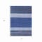 Homeroots 5' X 8' Navy Blue Sky Blue And Charcoal Abstract Washable Indoor Outdoor Area Rug 615279 - alternate 9
