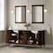 James Martin Vanities Kinnsden 72" Double Vanity, Sable Oak w/ 3 CM Carrara Marble Top D680-V72-SBK-3CAR - alternate 9